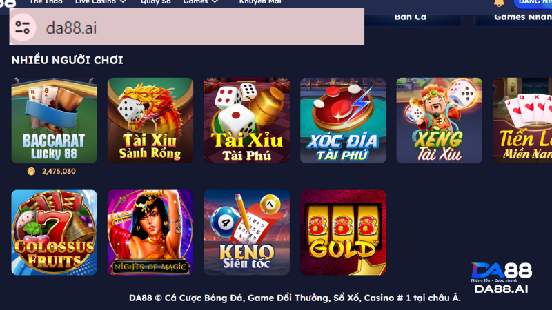 Link vào nhà cái DA88 chính xác từ admin - Da88.AI 3 Cập nhật đường link truy cập có 1-0-2 tại nhà cái